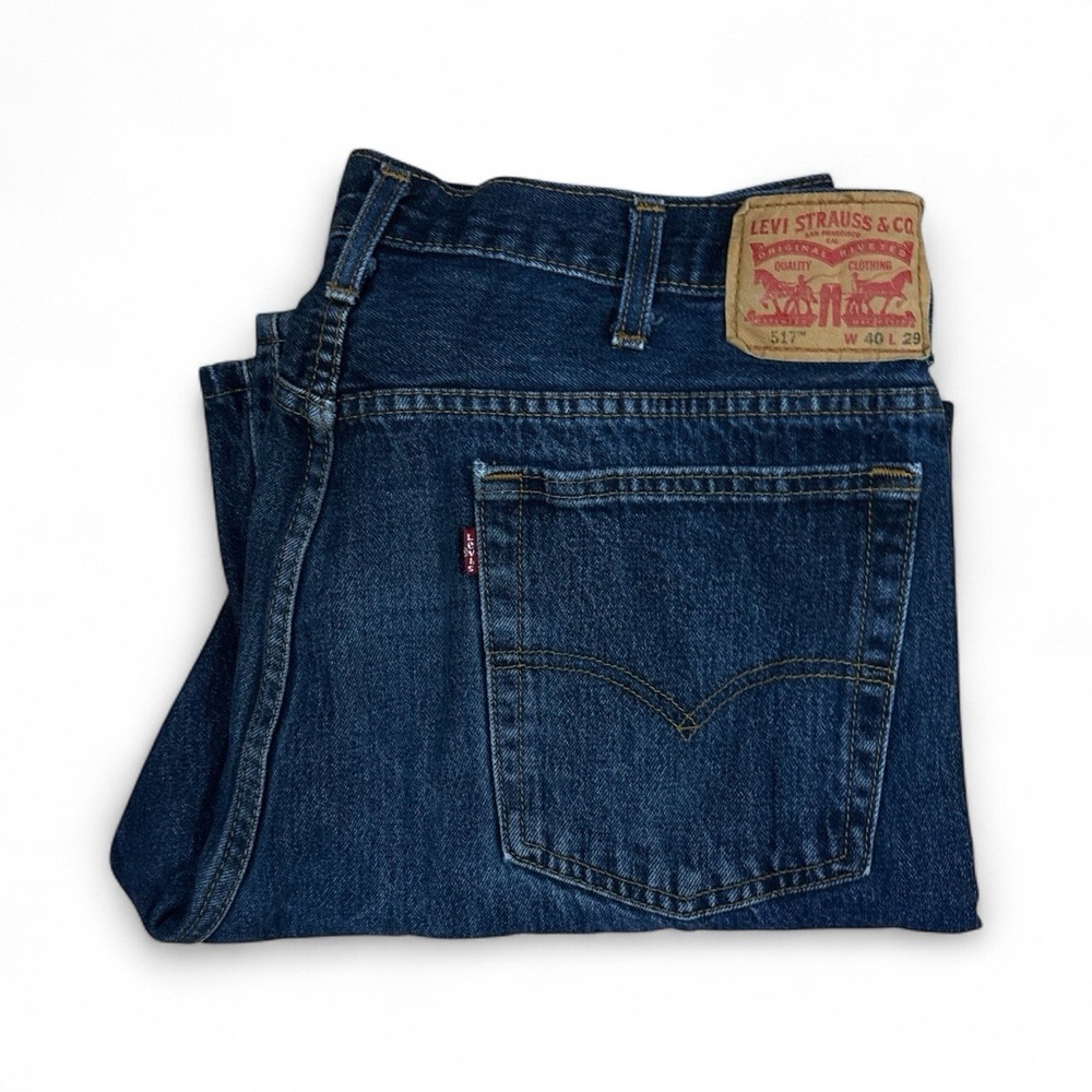 Levis 517 Boot Cut Jeans Medium Wash Men's Size 40x28